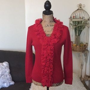 Midnight Velvet layer red sweater 🌹❣️🌹